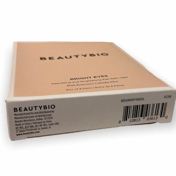 BEAUTYBIO Bright Eye Colloidal Silver Collagen Eye Masks - Picture 4 of 5